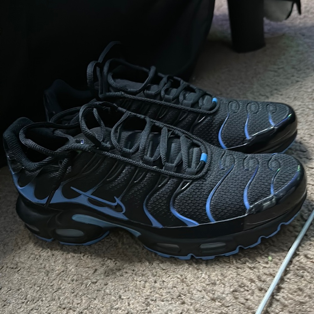 1 pair of size 9 Nike Air Max Plus. Worn once